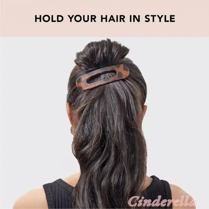 Modern Leopar Desenli Kadın Timsah Model Büyük Pens Saç Tokası - Güçlü Sıkı Tutan Topuz Toka