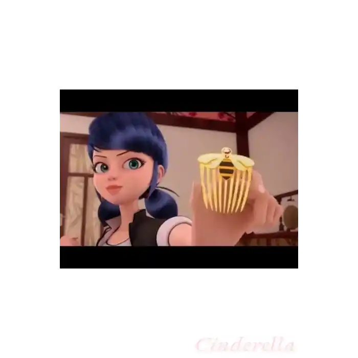 Queen Bee Mucizesi Sevimli Karikatür Arı Saç Tokası - Arı Model Anime Kız Toka