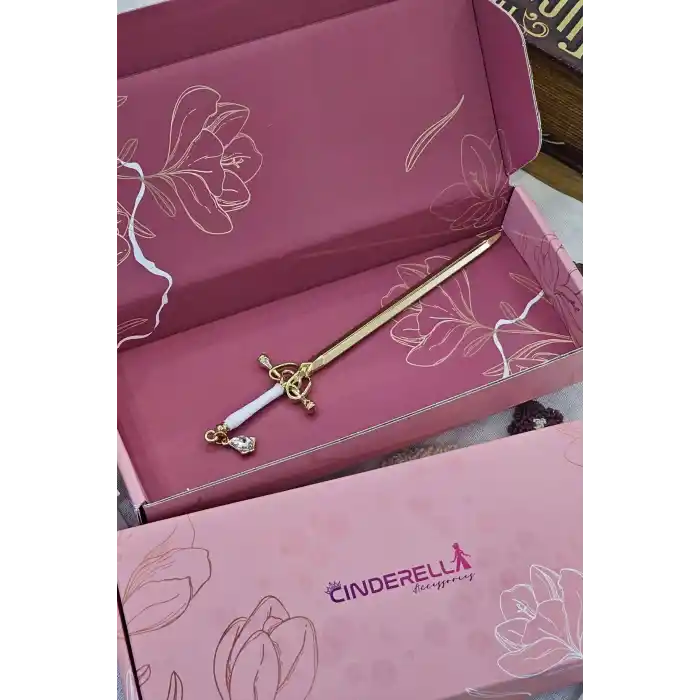 Sevgiliye Özel Hediyelik Kılıç Topuz Tokası - Arkadaşa Doğum Günü 14 Şubat Sevgililer Günü Hediyesi