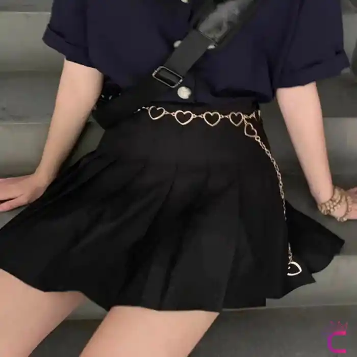 Zarif Kalpli Gümüş Renkli Bel Zinciri - Ayarlanabilir Vücut Kemeri Elbise Bel Kolyesi Göbek Takısı