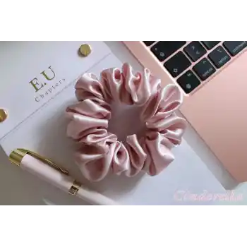 %100 Saf Dut İpek Kadın Scrunchie Saç Tokası - Yumuşak Rahat Uyku için Simit Lastikli Toka Model-3