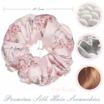 %100 Saf İpek Kadın Scrunchie Saç Tokası 3.5cm - Yumuşak Rahat Uyku için Simit Lastik Toka Model-5