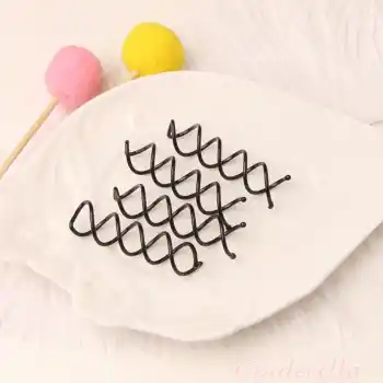 4lü Mucizevi Spin Topuz Tokası Siyah - Gizli Saç Aksesuarı Topuz Tokası