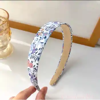 Kadın Hafif Esnek Taç Saç Bandı Mavi Model-15