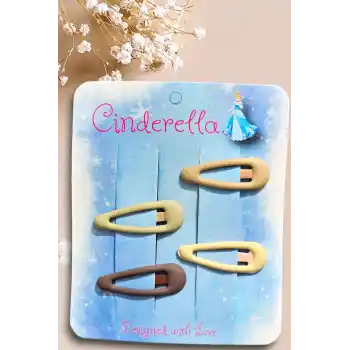 Mat Soft Renkli Kız Bebek Çıtçıt Toka Seti - Minik Çıt Çıt Saç Tokası - Çıtçıtlı Yan Toka