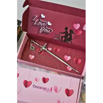 Sevgiliye Özel Hediyelik Kutulu Yeşim Taşlı Topuz Tokası Kız Arkadaşa Sevgililer Doğum Günü Hediyesi