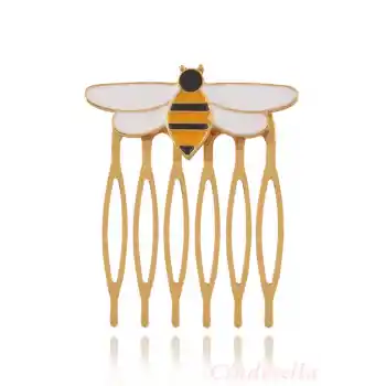 Queen Bee Mucizesi Sevimli Karikatür Arı Saç Tokası - Arı Model Anime Kız Toka