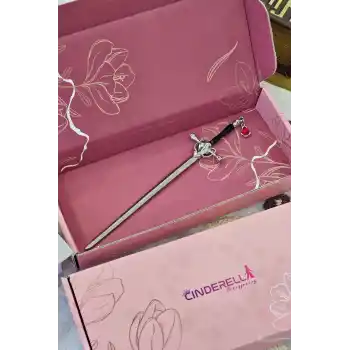 Sevgiliye Özel Kutulu Hediyelik Kılıç Topuz Tokası - Kadına Eşe 14 Şubat Sevgililer Günü Hediyesi