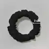 %100 Saf Dut İpek Kadın Scrunchie Saç Tokası Siyah - Yumuşak Rahat Uyku için Simit Lastikli Toka