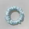 %100 Saf Dut İpek Kadın Scrunchie Saç Tokası Vizon Gri - Yumuşak Rahat Uyku için Simit Lastikli Toka