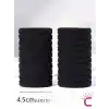 25li Günlük Kullanım Dayanıklı Kadın Siyah Lastik Toka Seti 4.5cm - Yumuşak Lastikli Saç Tokası