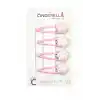 4lü Kawaii Kedi Patisi Tasarım Çıtçıtlı Toka Seti Pembe - Çıt Çıt Yan Saç Tokası Çıtçıt Çocuk Toka