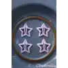 4lü Simli Açık Pembe Yıldız Çıt Çıt Toka Seti - Yıldızlı Çıtçıt Toka - Y2k Star Yıldız Çıtçıtlı Toka