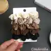 5li Paket Karışık Renkli Scrunchie Toka Seti - Günlük Kullanım Kız Simit Lastikli Toka