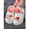 6lı Hello Kitty Çocuk Terlik Süsü Seti Jibbitz - Cross Charm Terlik Süsleri Crocks Aksesuar