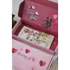 I LOVE YOU Özel Hediye Kutusu Pembe 3x10x22cm- Kadına Sevgiliye Kız Arkadaşa Hediyelik Toka Kutusu