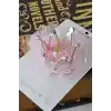İncili Kristal Taşlı Pembe Tüllü Kraliçe Prenses Kız Çocuk Tacı - Parti Doğum Günü Pens Saç Tokası