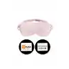 Sertifikalı %100 Saf İpek Uyku Maskesi Pembe - Seyahat Taşıma Kılıflı Terletmez Uyku Gözlüğü Bandı