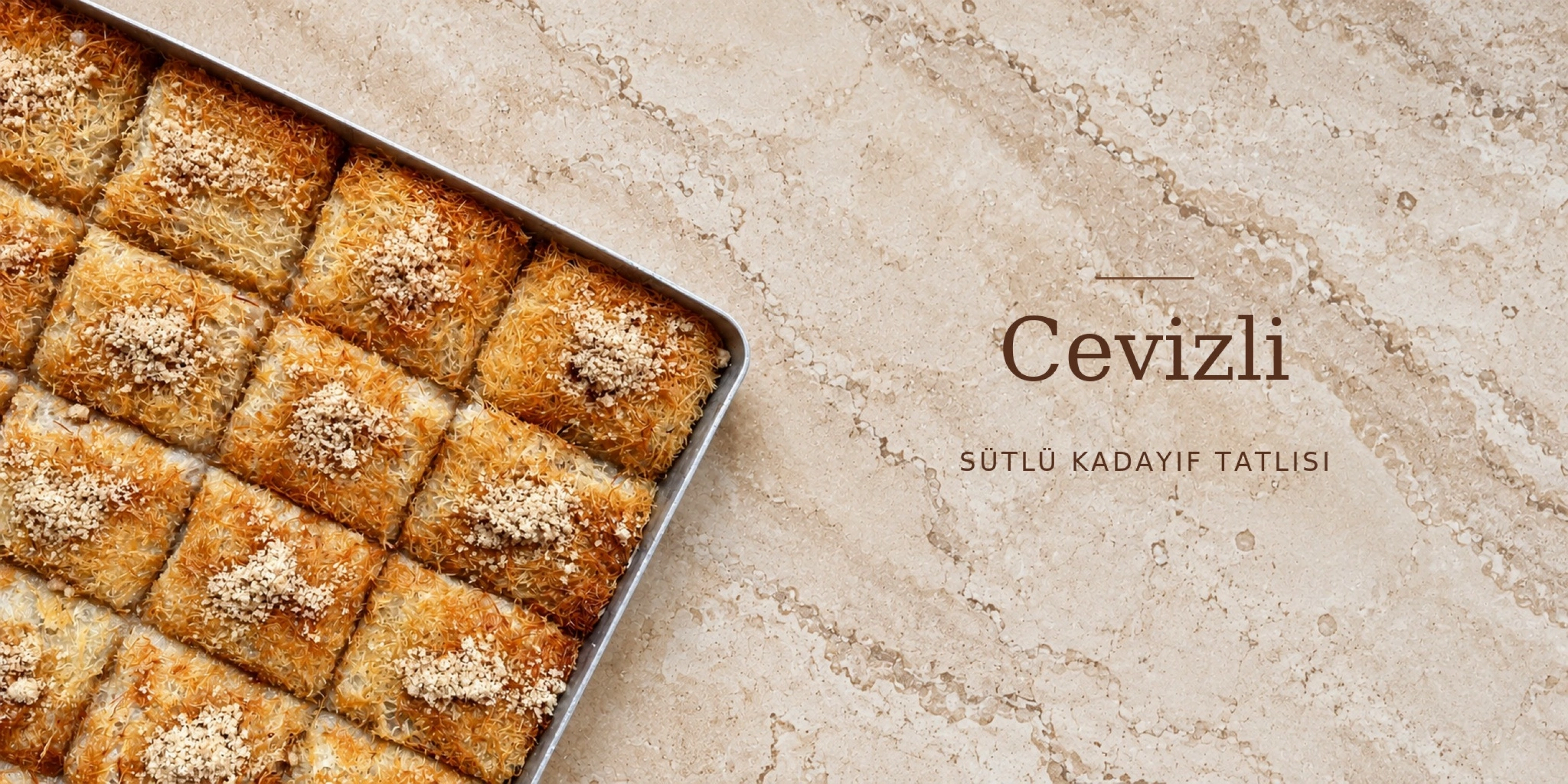 Cevizli Sütlü Kadayıf