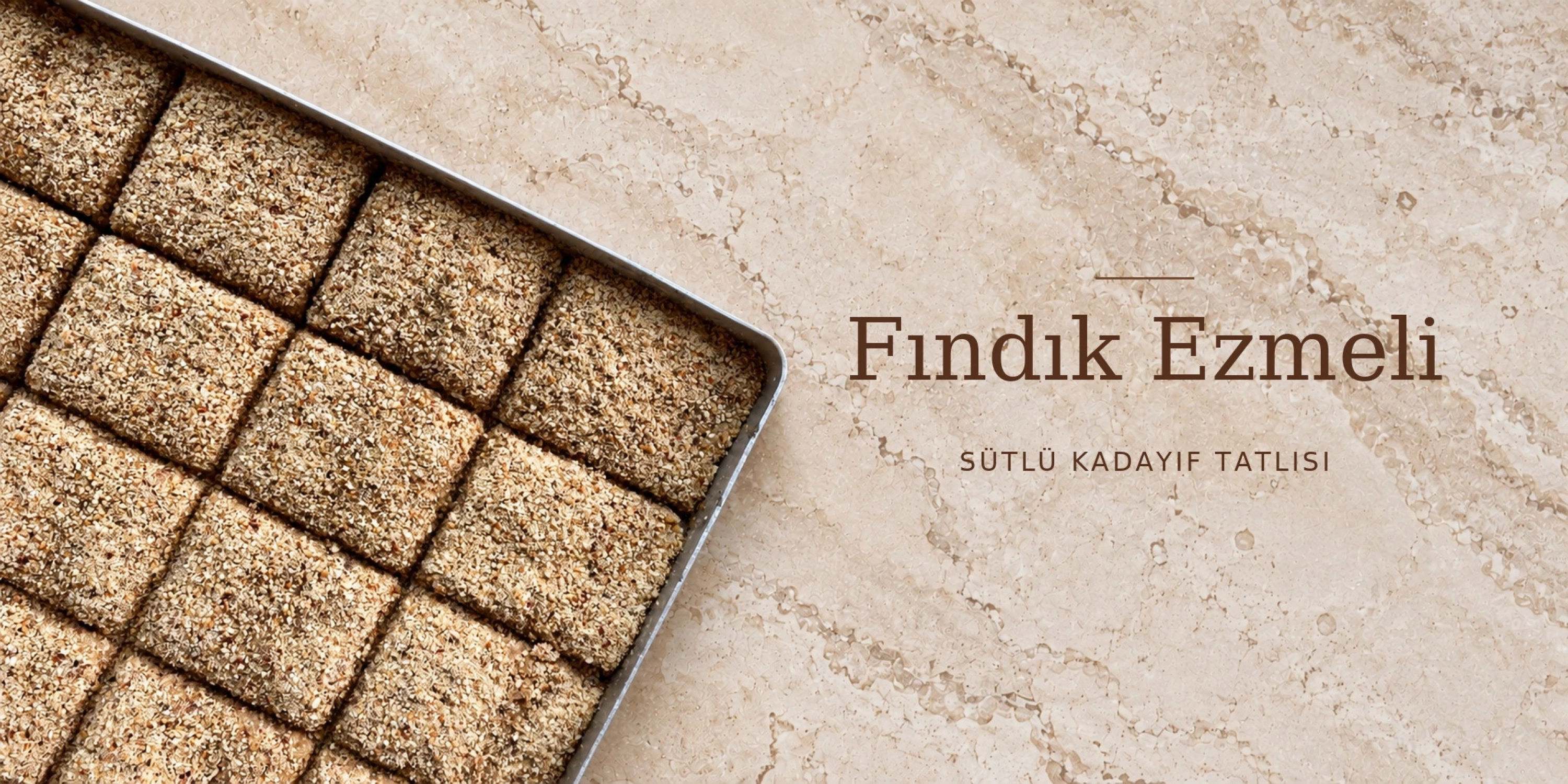 Fındık Ezmeli Sütlü Kadayıf