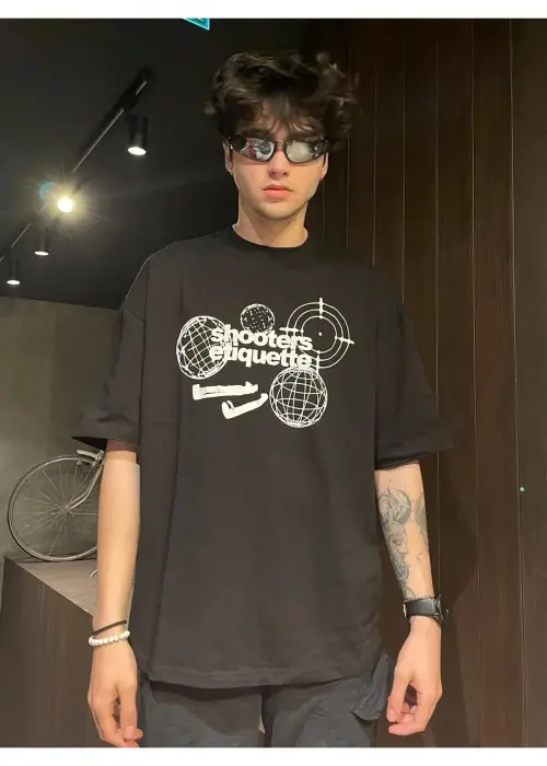 Drone Shootters Black T-shirt