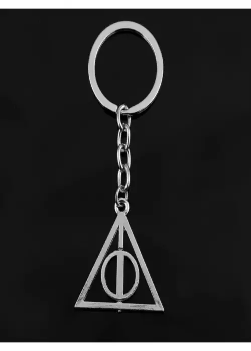 Harry Potter Ölüm Yadigarları Gümüş Rengi Anahtarlık Hediyelik Aksesuar