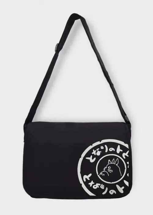 Siyah Totoro Postacı Çanta
