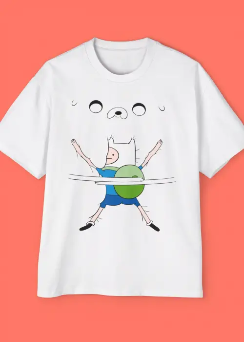 Beyaz Adventure Kısa Kollu Tshirt
