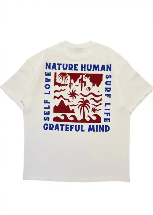 Nature Human Oversize Tişört