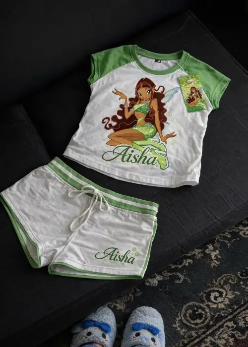 Aisha Dream Turuncu Şortlu Takım