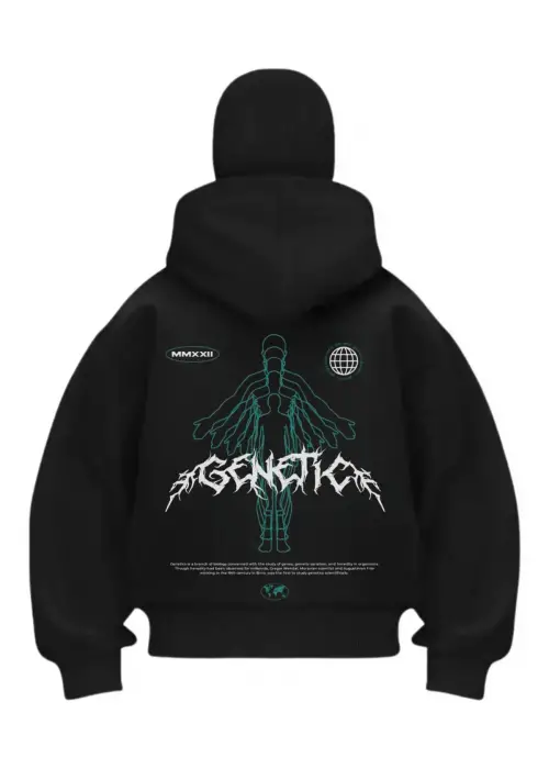 Agency Baskılı Siyah Samuray Kar Maske Sweatshirt Hırka