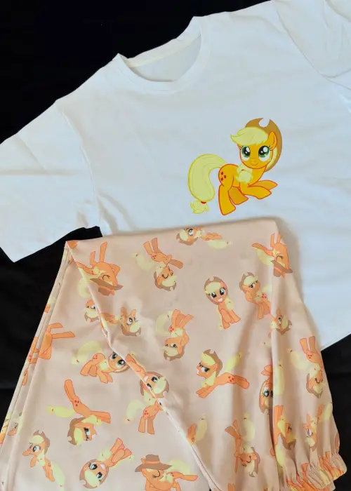 Applejack My Little Pony Desenli Alt Üst Takım