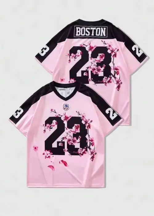 Boston 23 Flower Jersey Unisex Jersey Forma
