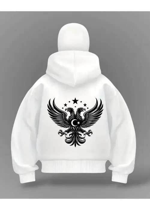 Çift Türk Detail Full Mask Oversize Hırka