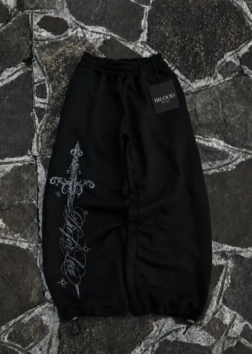 Defeat Gothic Baggy Kalıp Unisex Eşofman Altı