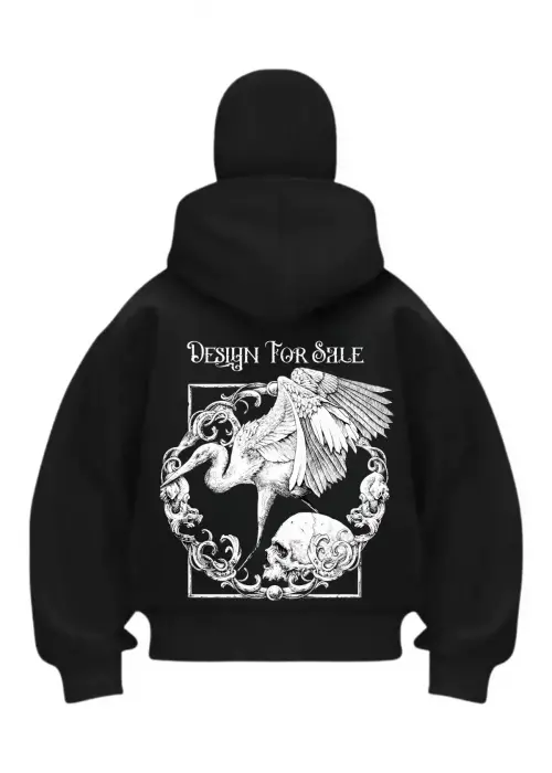 Design For Siyah Samuray Kar Maske Sweatshirt Hırka