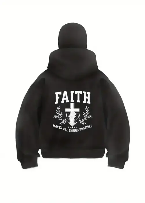 Faıth Baskılı Kar Maskeli Ninja Unisex Sweatshirt Hırka