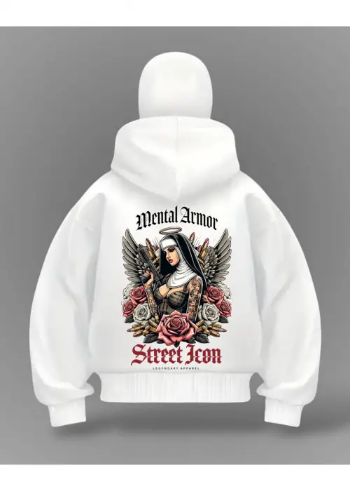 Mental Armor Detail Full Mask Oversize Hırka
