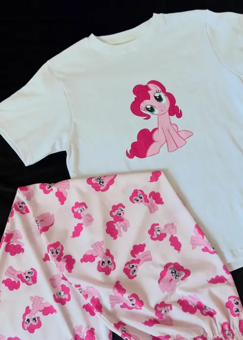 My Little Pony Desenli Alt Üst Takım
