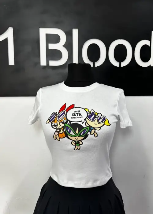 Power Puff Girls Crop Top