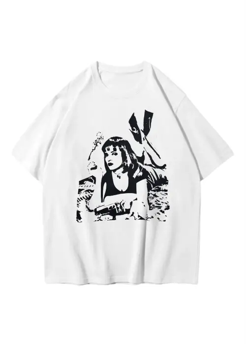 Pulp Fıctıon Oversize T-shirt
