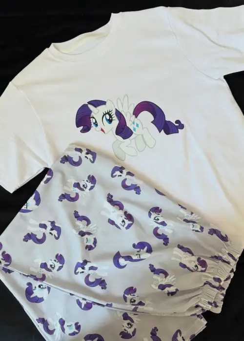 Rarity My Little Pony Desenli Alt Üst Takım