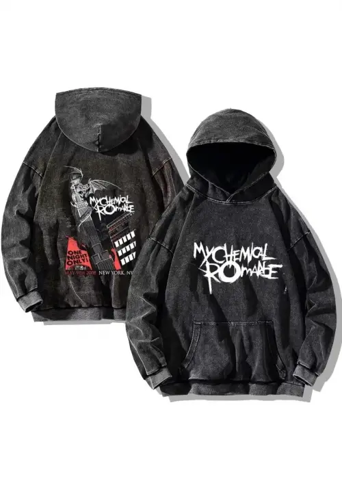 Yıkamalı One Night Only Kapüşonlu Sweatshirt