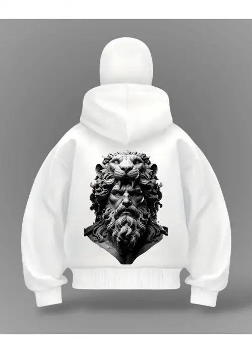 Zeus Detail Full Mask Oversize Hırka