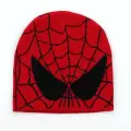 spider y2k tarzı bere kırmızı unisex yumuşak bere