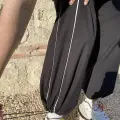 Beyaz Çizgilİ PARAŞUT EŞOFMAN ALTI
