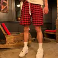 EKOSE ŞORT Kırmızı SİYAH Relax Şort