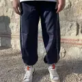 Çizgi Detay Lacivert Paraşüt Eşofman