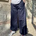 Çizgi Detay Lacivert Paraşüt Eşofman