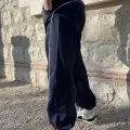 Çizgi Detay Lacivert Paraşüt Eşofman